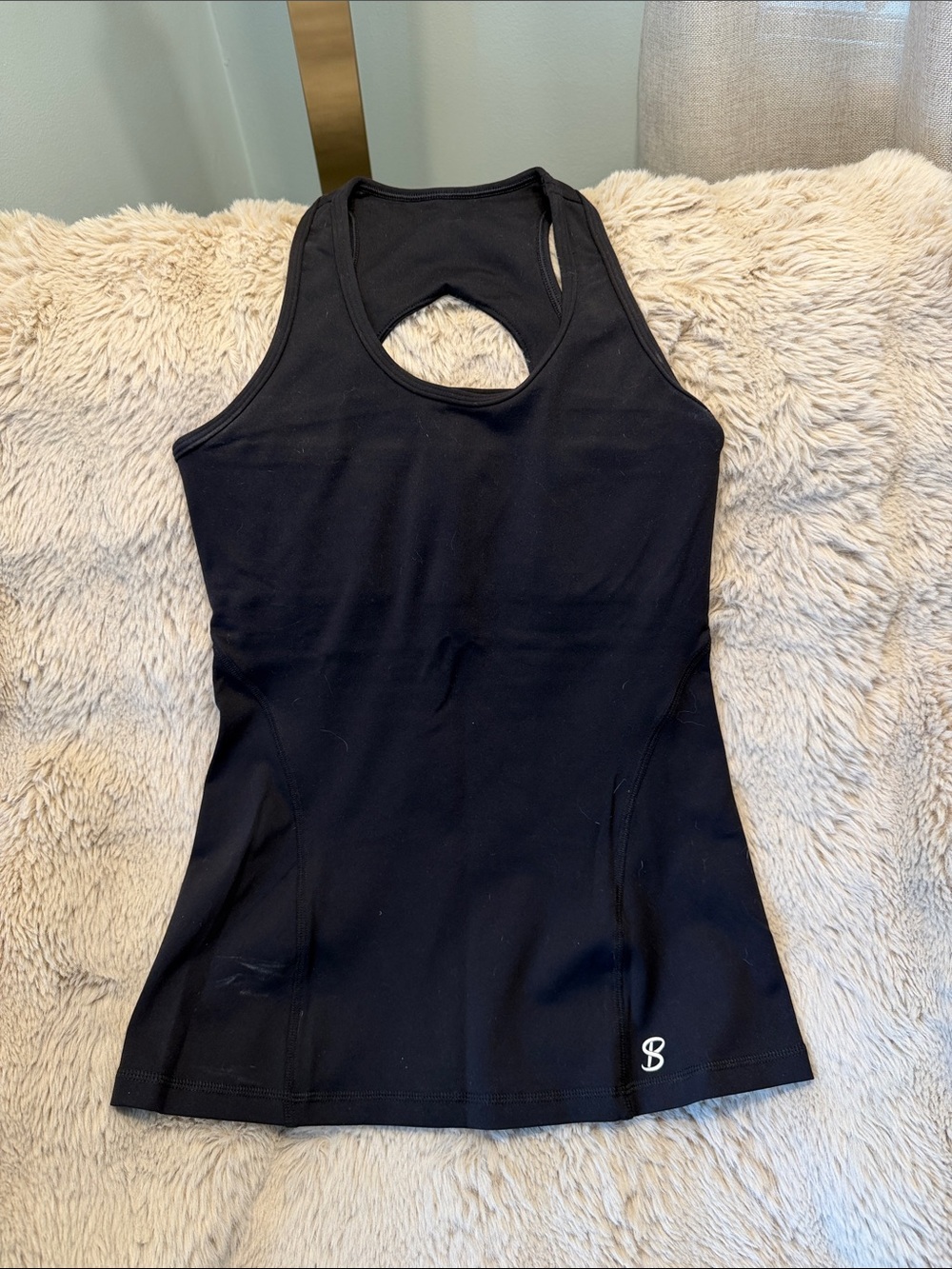 SB Active Women's Black Racerback Tank Top